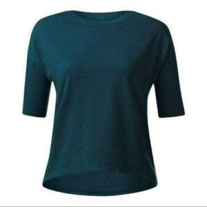 Lululemon Ambleside Crew Short Sleeve Alberta Lake Green, Size 6 New